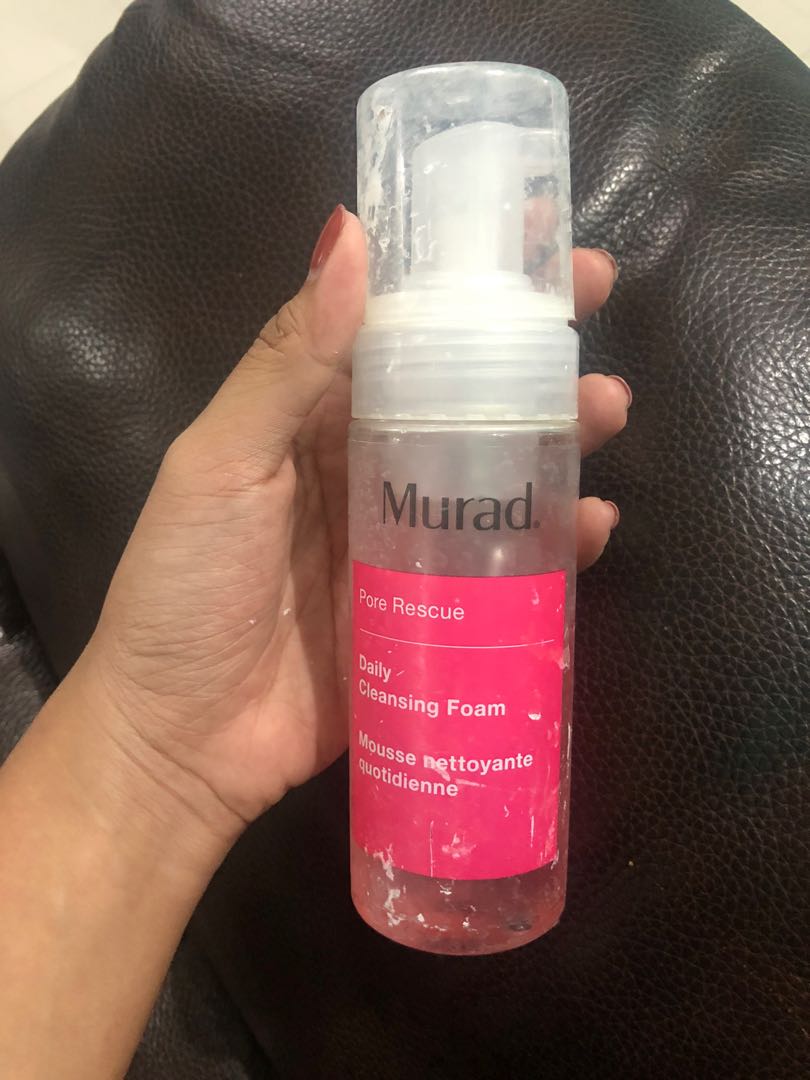 murad pore rescue daily cleansing foam