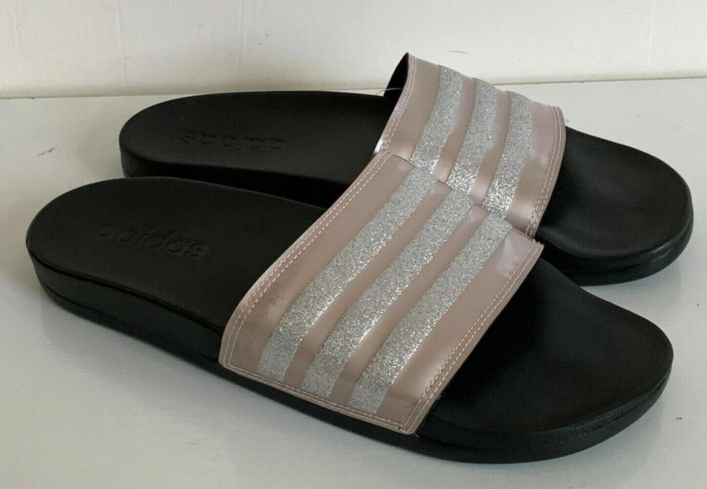 Adidas adilette cloudfoam rose gold hot sale