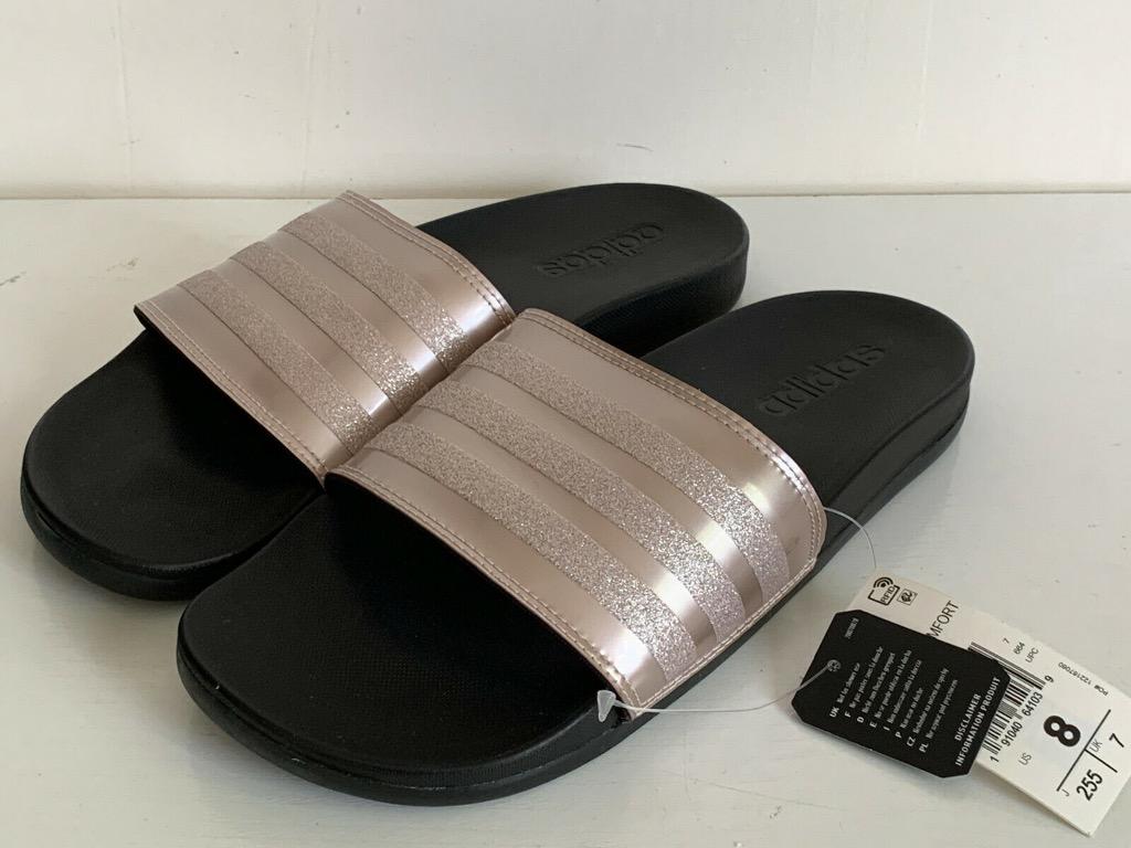 adidas adilette sandals rose gold