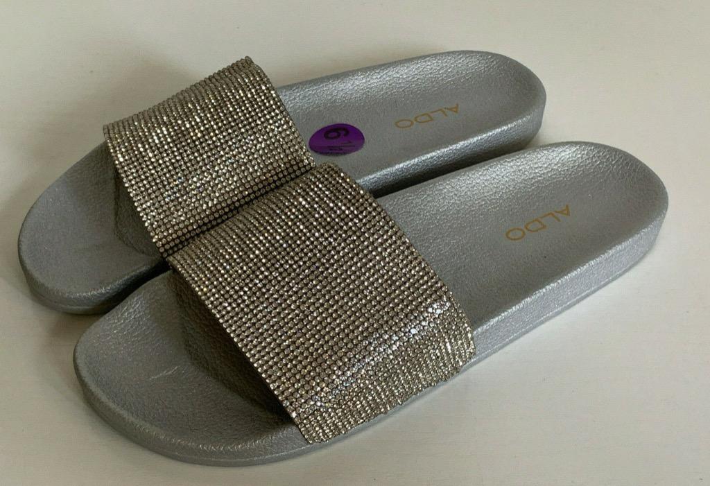 Aldo cheap glitter slides