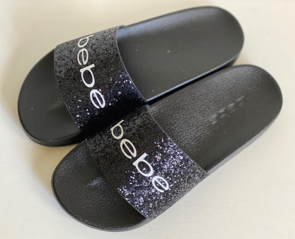 bebe glitter slides