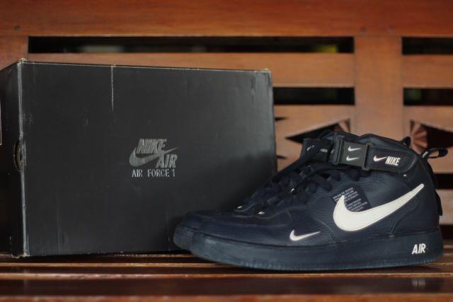 Nike Air Force one Lv8 07 mid Original, Fesyen Pria, Sepatu , Sneakers di  Carousell