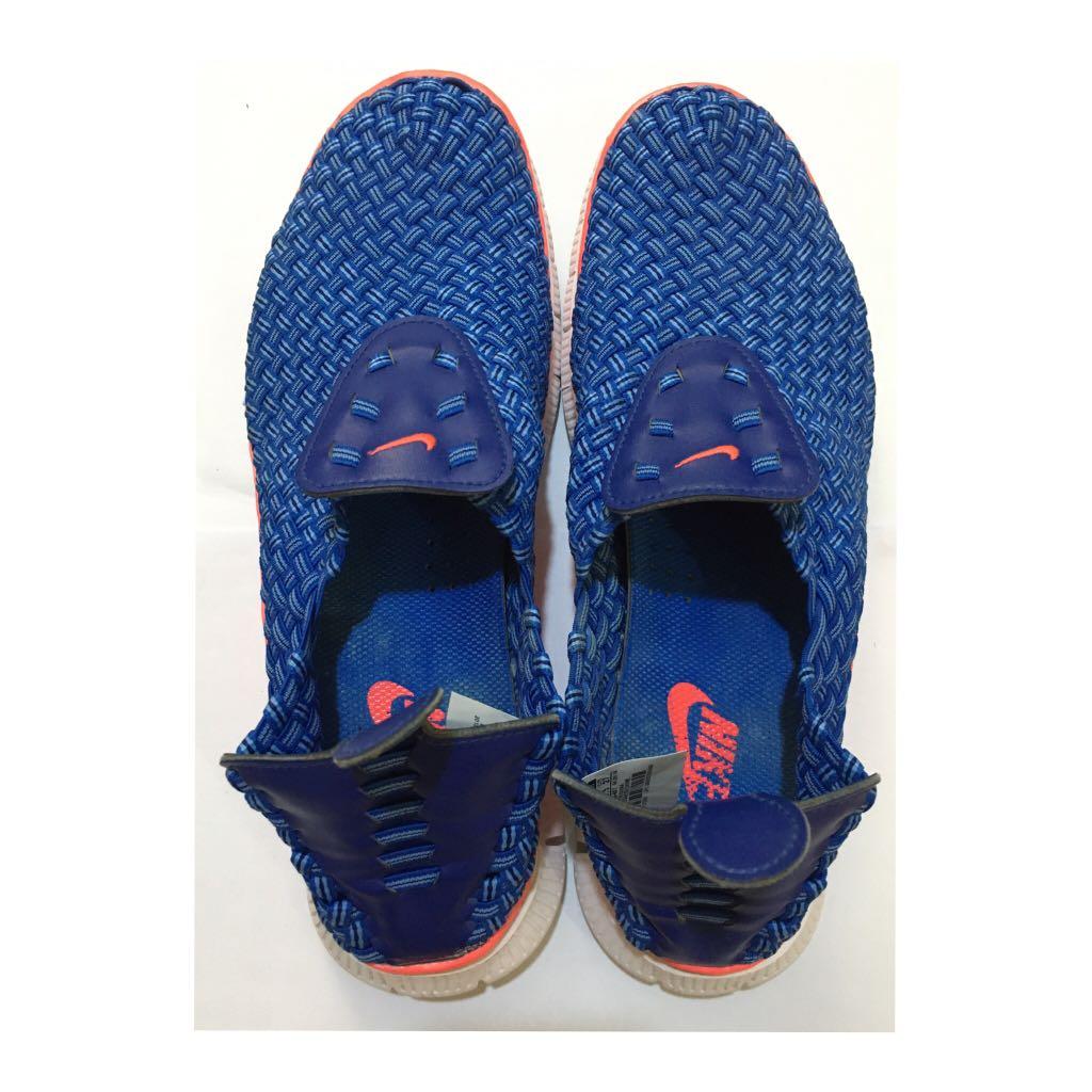 Nike Air Woven Men Blue X Orange 男裝藍色休閒織布鞋 男裝 鞋 西裝鞋 Carousell