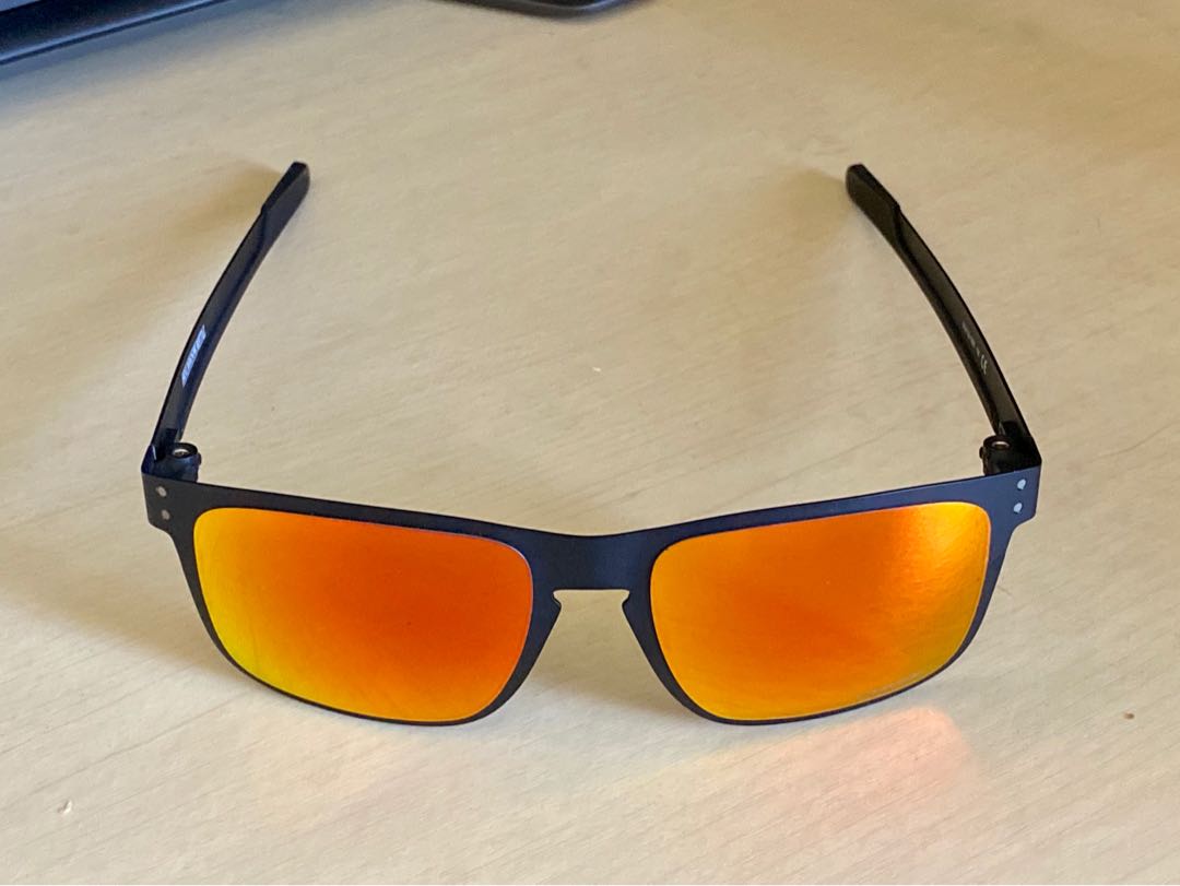 Oakley Holbrook Metal Matt black Prizm Ruby OO4123 Men s