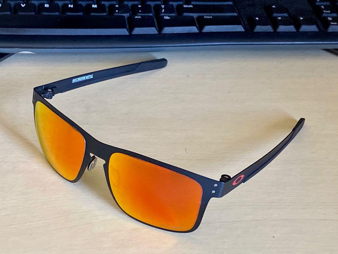 Oakley Holbrook Metal Matt black Prizm Ruby OO4123