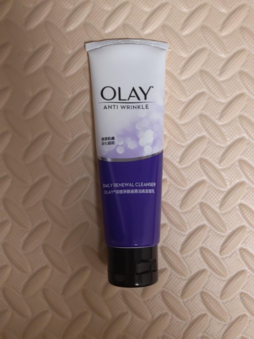 olay anti wrinkle daily renewal cleanser