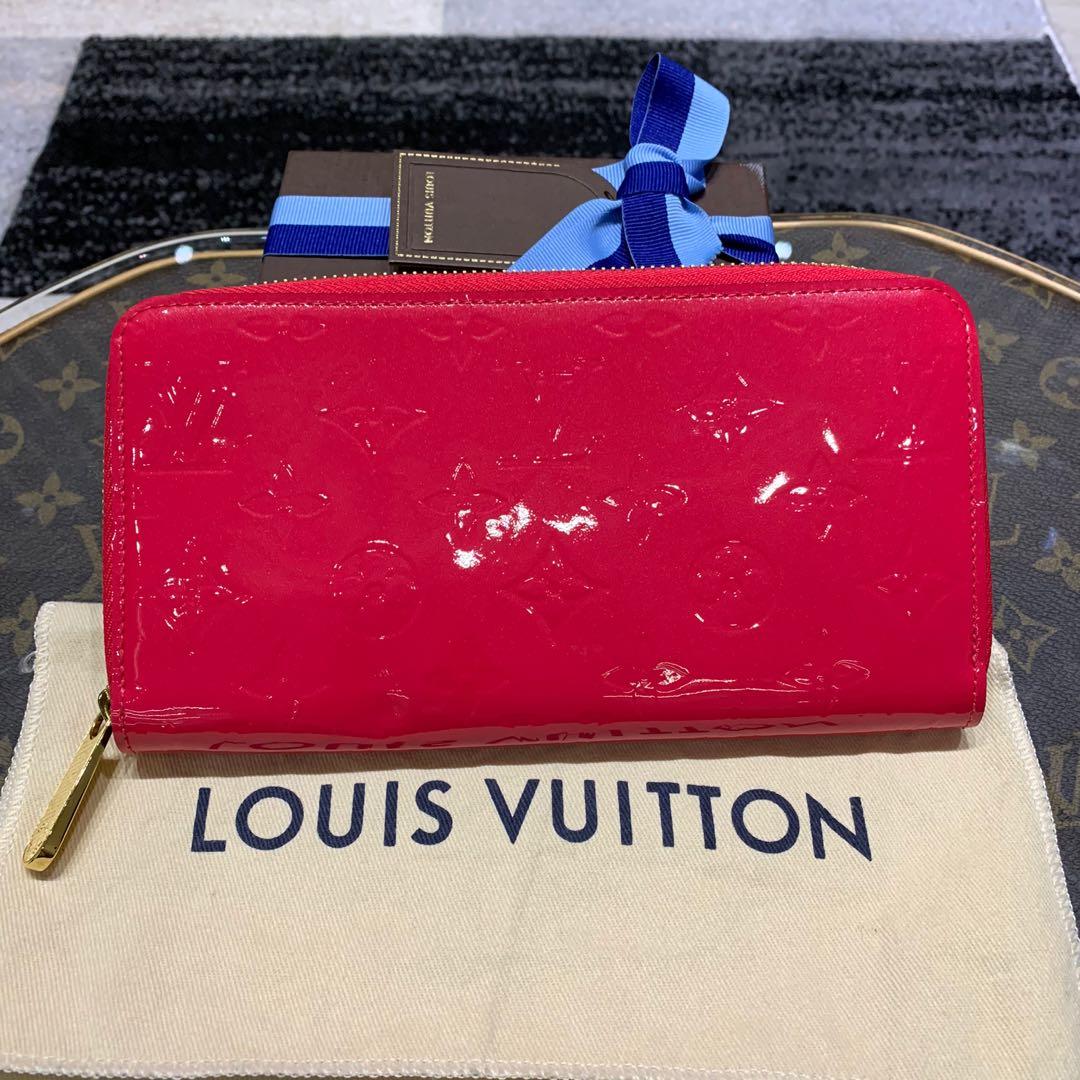 Louis Vuitton Vernis Zippy Wallet Freesia