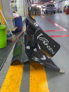 Original CF Varis GT Wing & CF Boot for Subaru