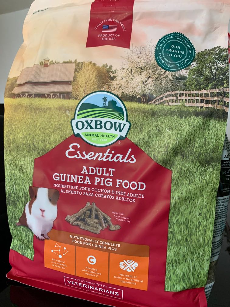 Oxbow Adult Guinea Pig Food 10lb Pet Supplies For Small Animals Pet Food On Carousell