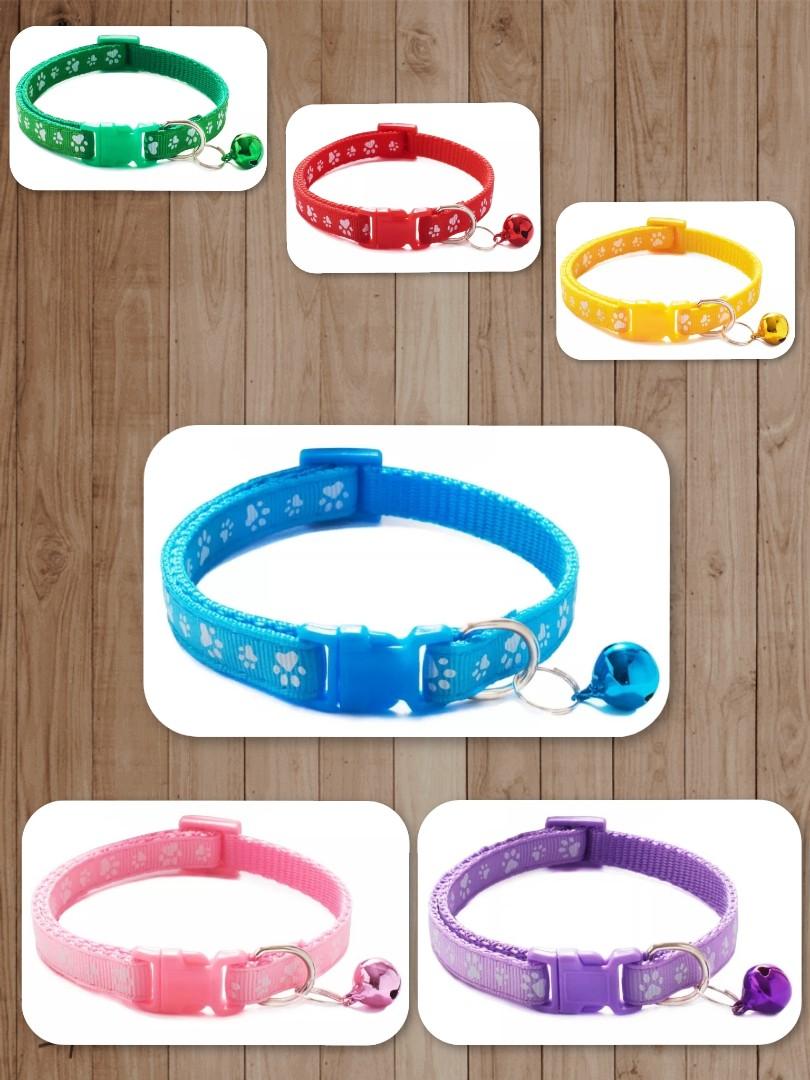 Image showcasing Paw Print Cat Collar, Pet Supplies, Homes & Other Pet Accessories on ...