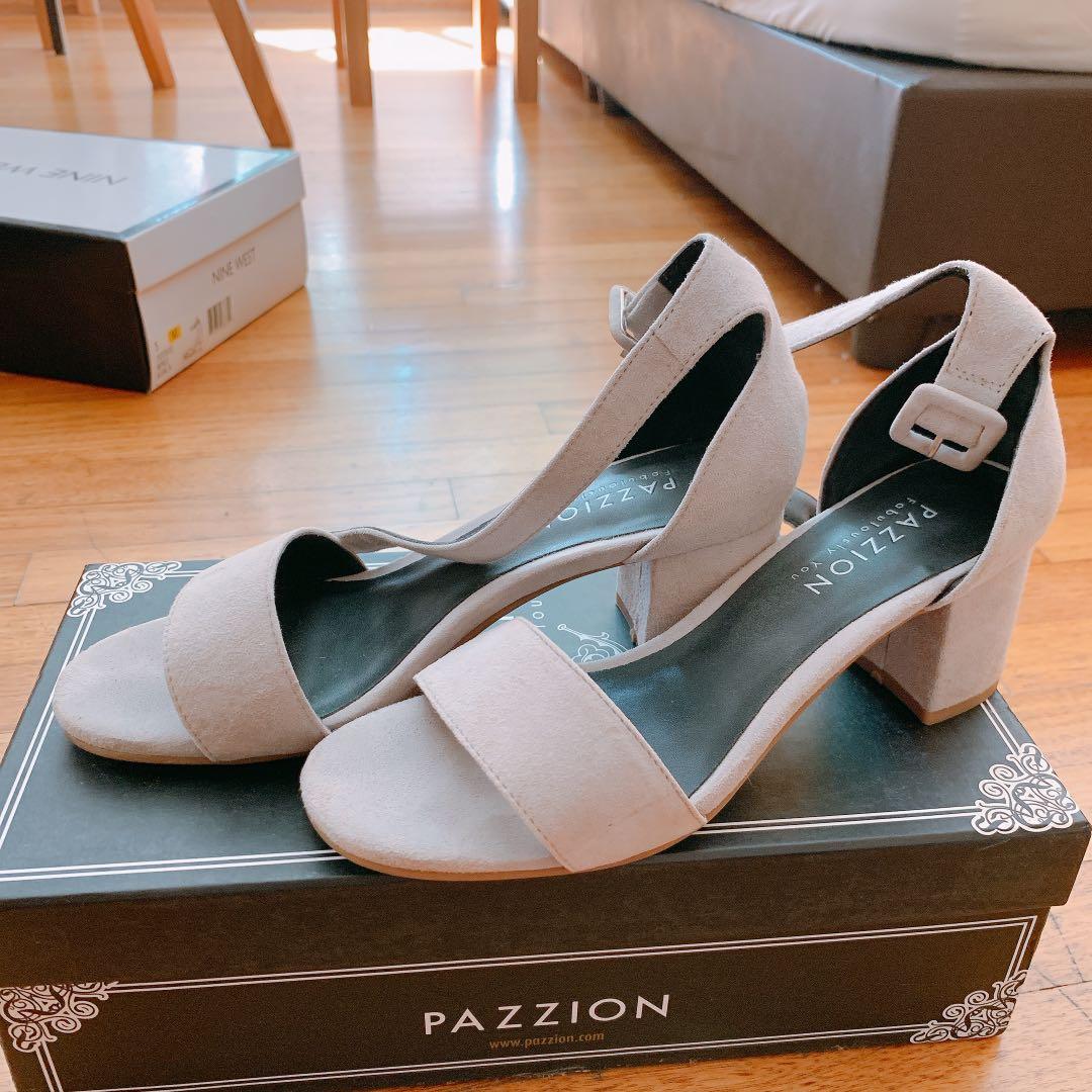 Light grey heeled sandals online
