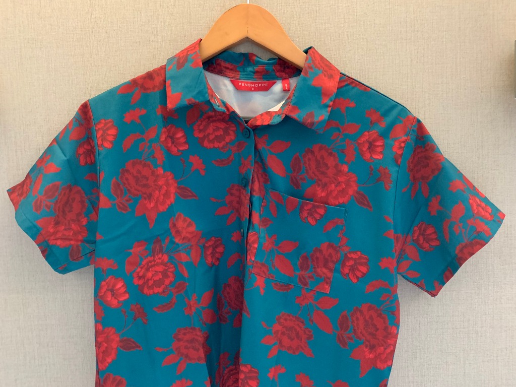 penshoppe polo floral