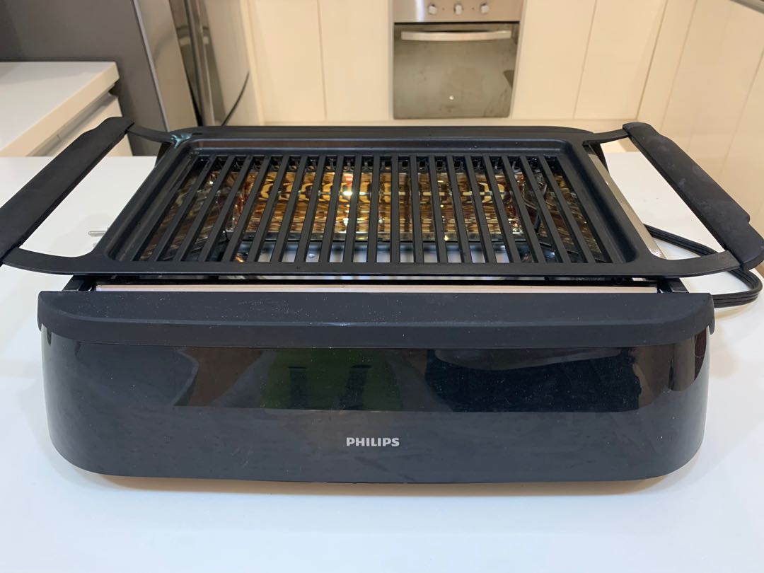 Philips Smokeless Indoor Grill, Furniture & Home Living, Kitchenware