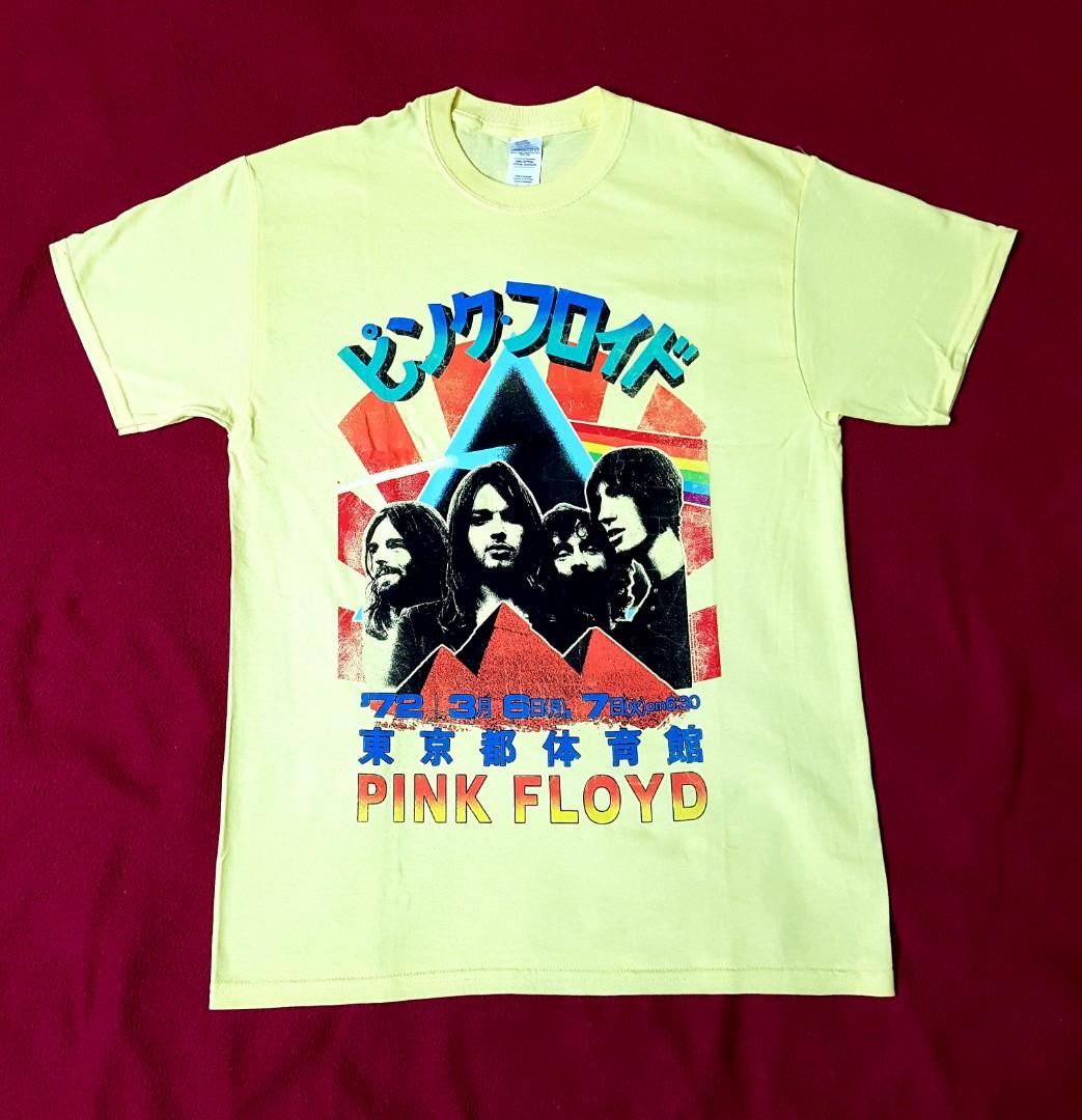 PINK FLOYD JAPAN 1972 JAPAN BAND SHIRT, Men's Fashion, Tops & Sets, Tshirts & Polo Shirts on