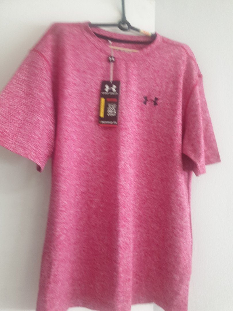 pink under armour shirt