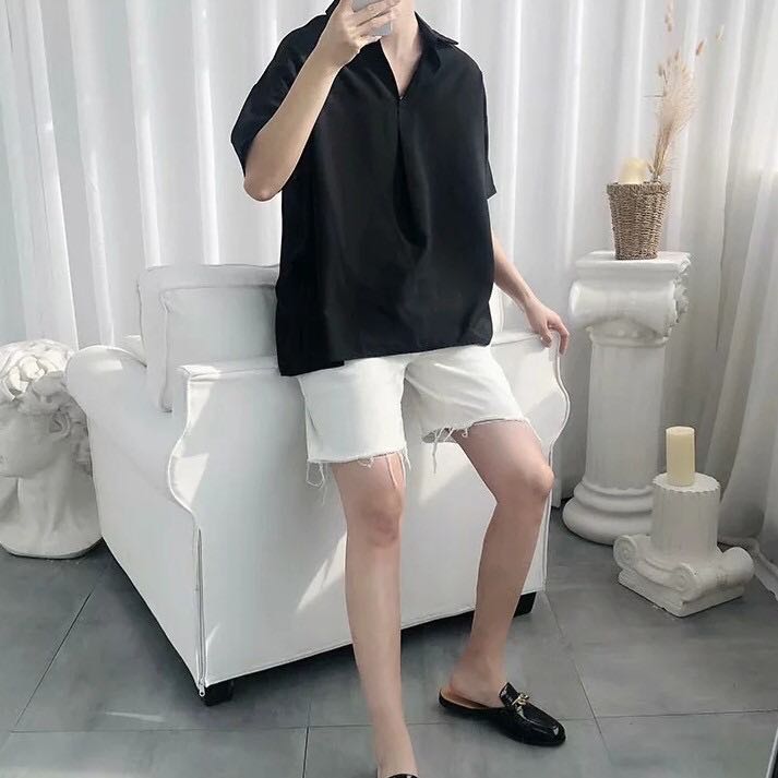 Black polo plain discount