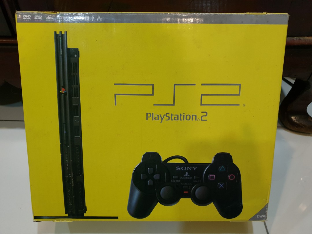 yellow playstation 2