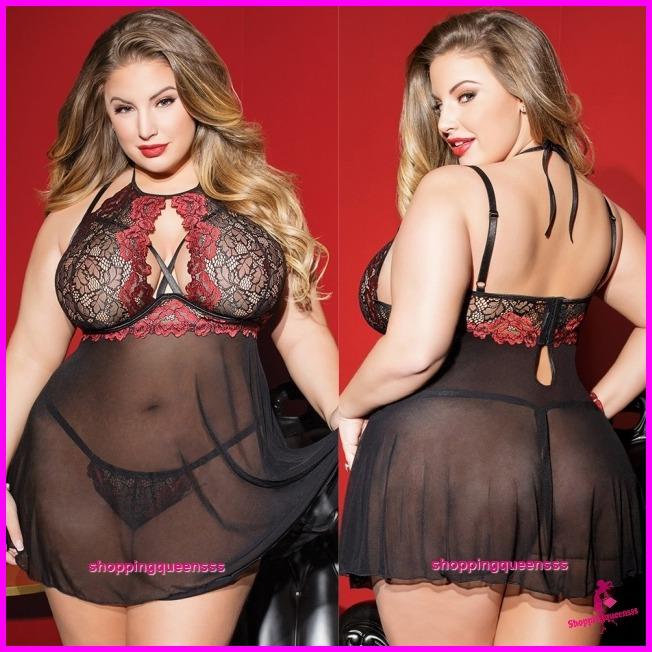 Plus Size Sexy Lingerie Teddies Sleepwear Costume Bikini Robes Cosplay Baju Tidur Wanita Pajamas M501 Women S Fashion Clothes Dresses On Carousell