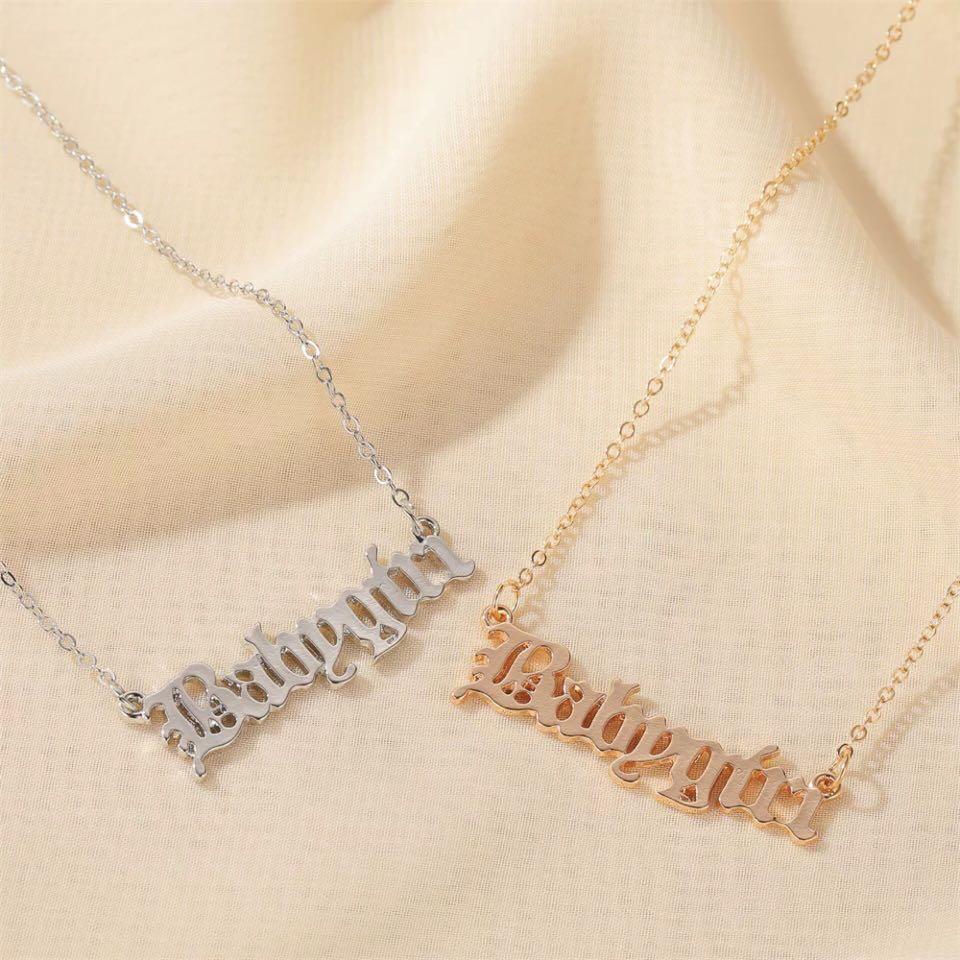 Po Babygirl Gold Silver Necklace Grunge Tumblr Aesthetic Women S Fashion Jewellery Necklaces On Carousell Welcome to my secret diapered life! babygirl gold silver necklace grunge