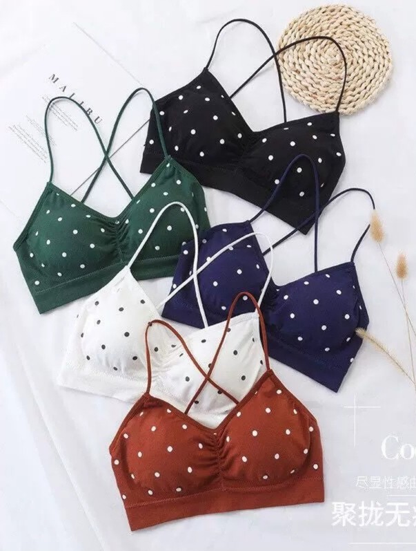 polka dot bralette