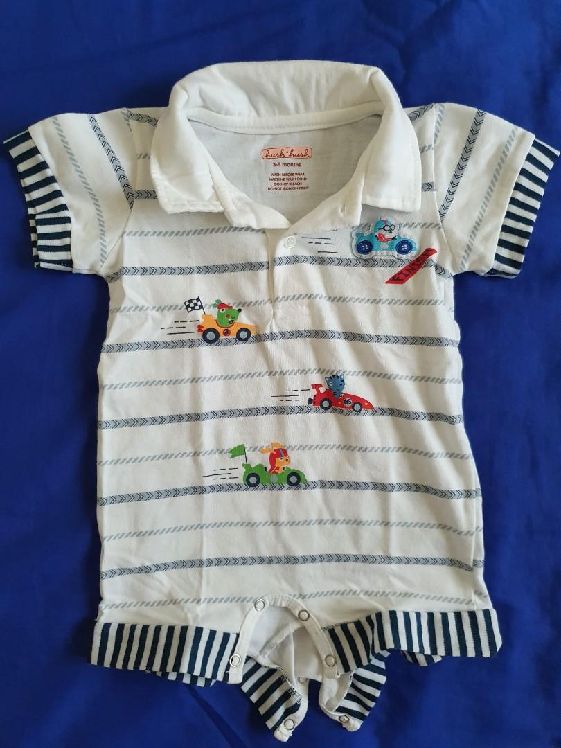 baby polo shirt bodysuit