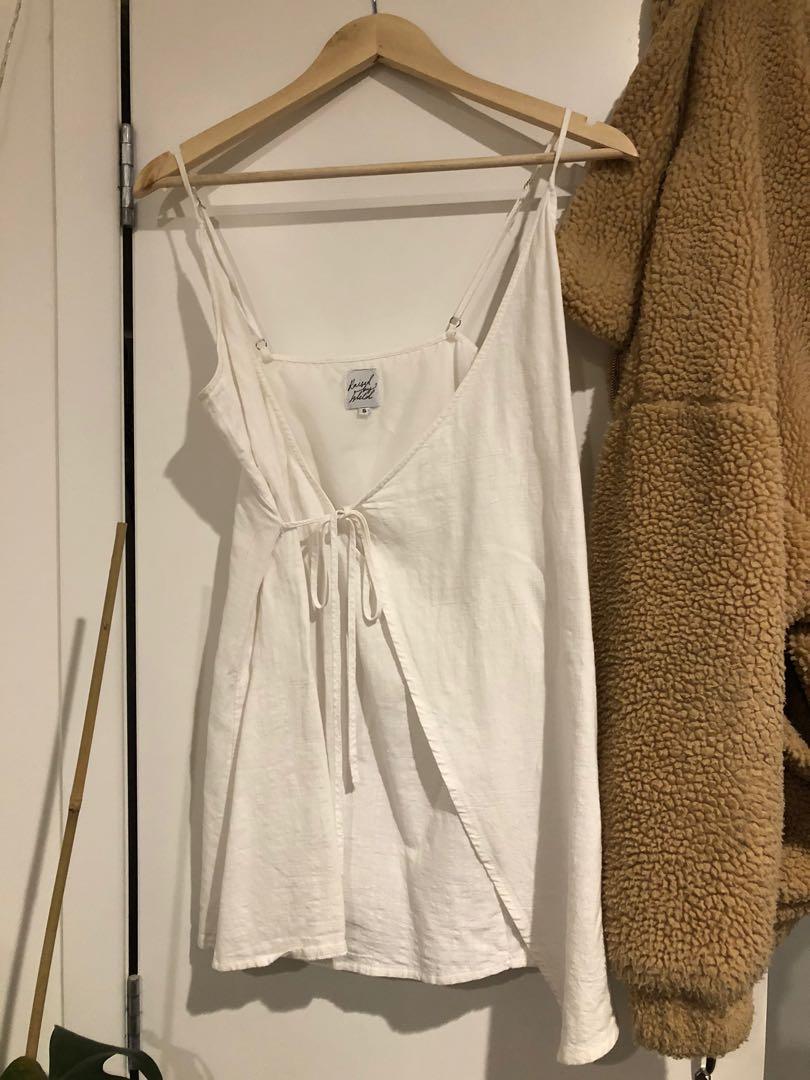Princess poly wrap dress (Category: Clothes) located in Auckland. Submitted by durri (Listing ID 1020057544, Image 1). Description: Size S Good condition..