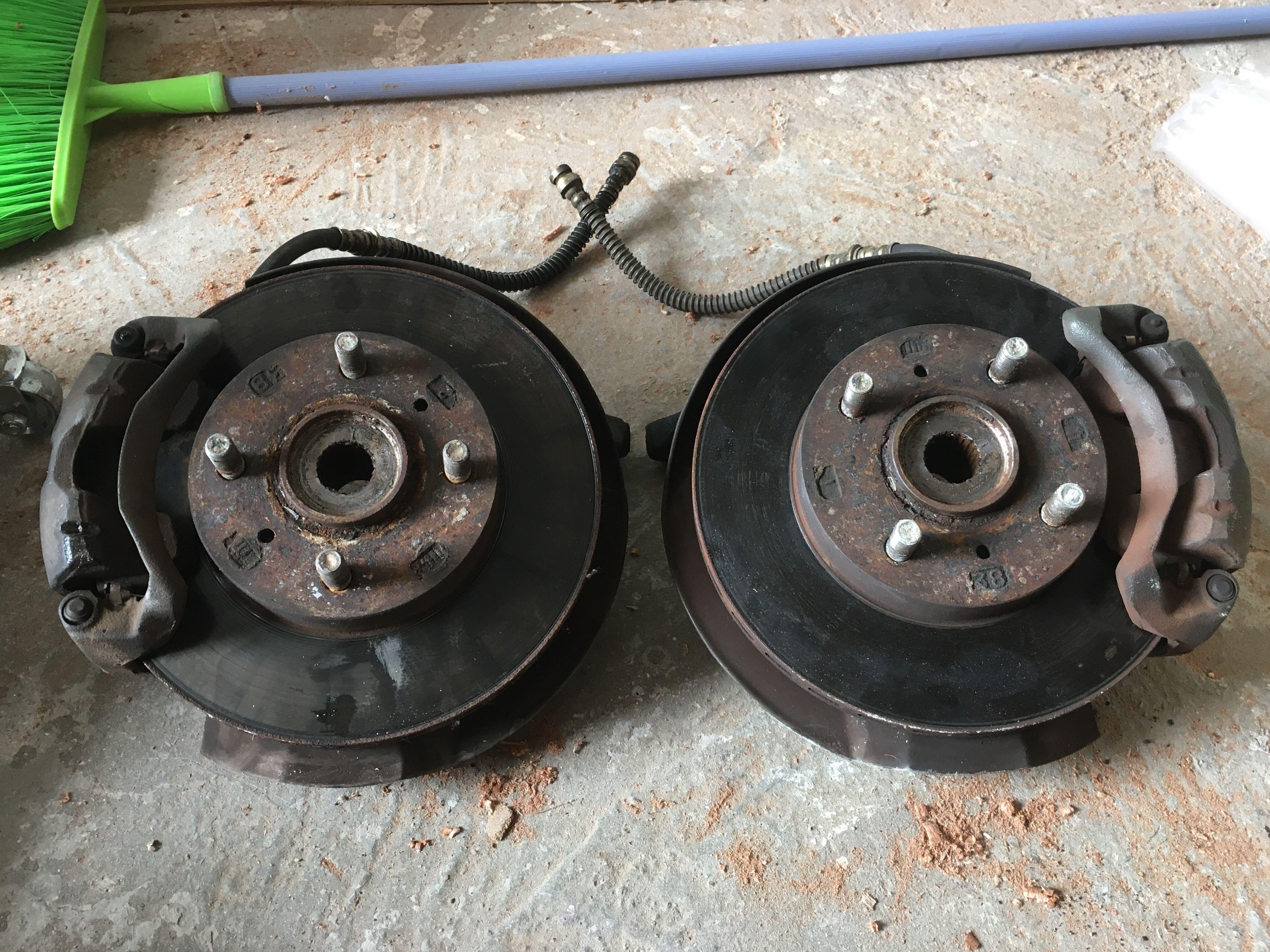 Disc brake wira 1.5 Clearance