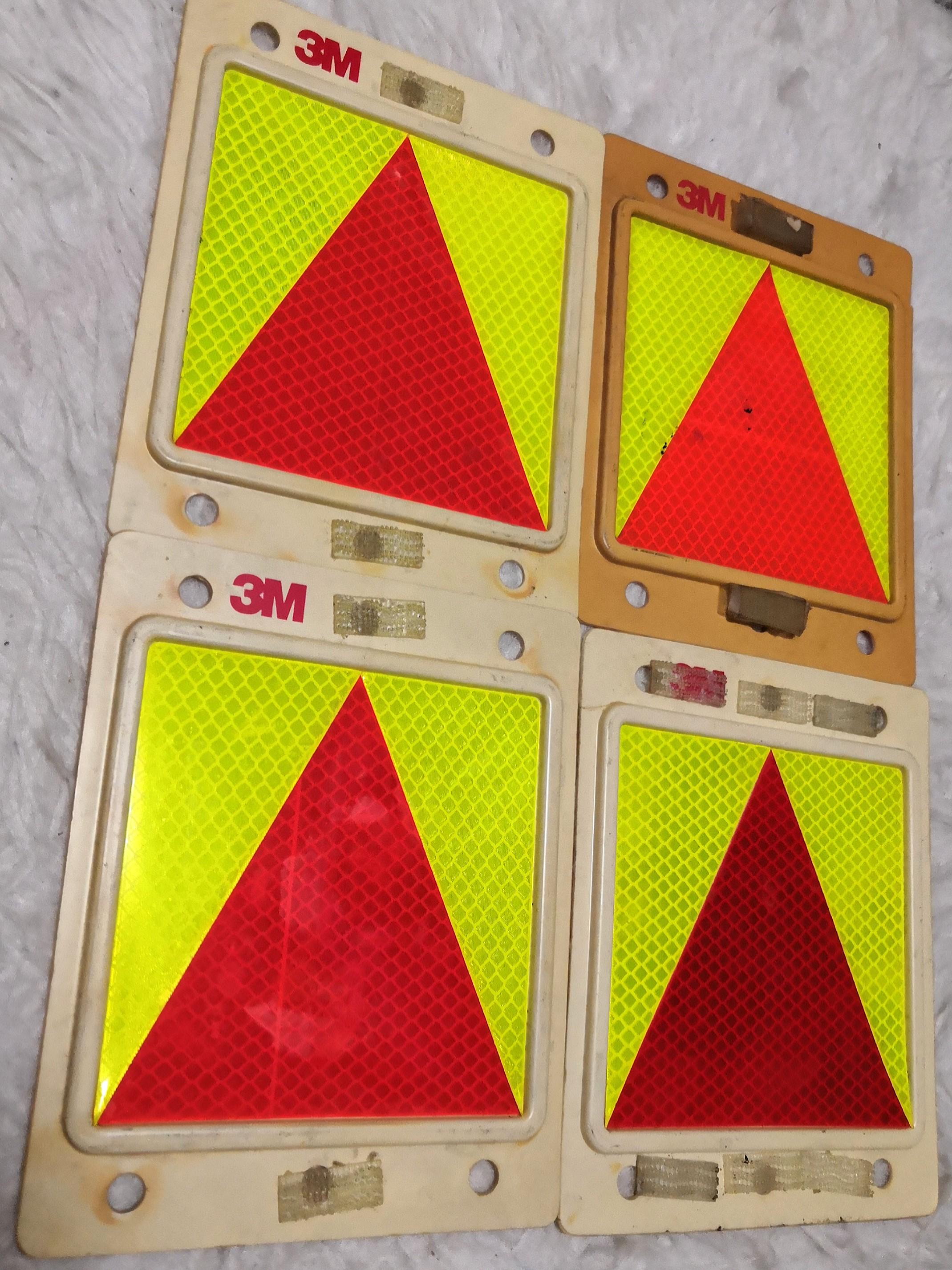 Provisional P Plate Triangle Plate for New Drivers, collect at AMK, Car