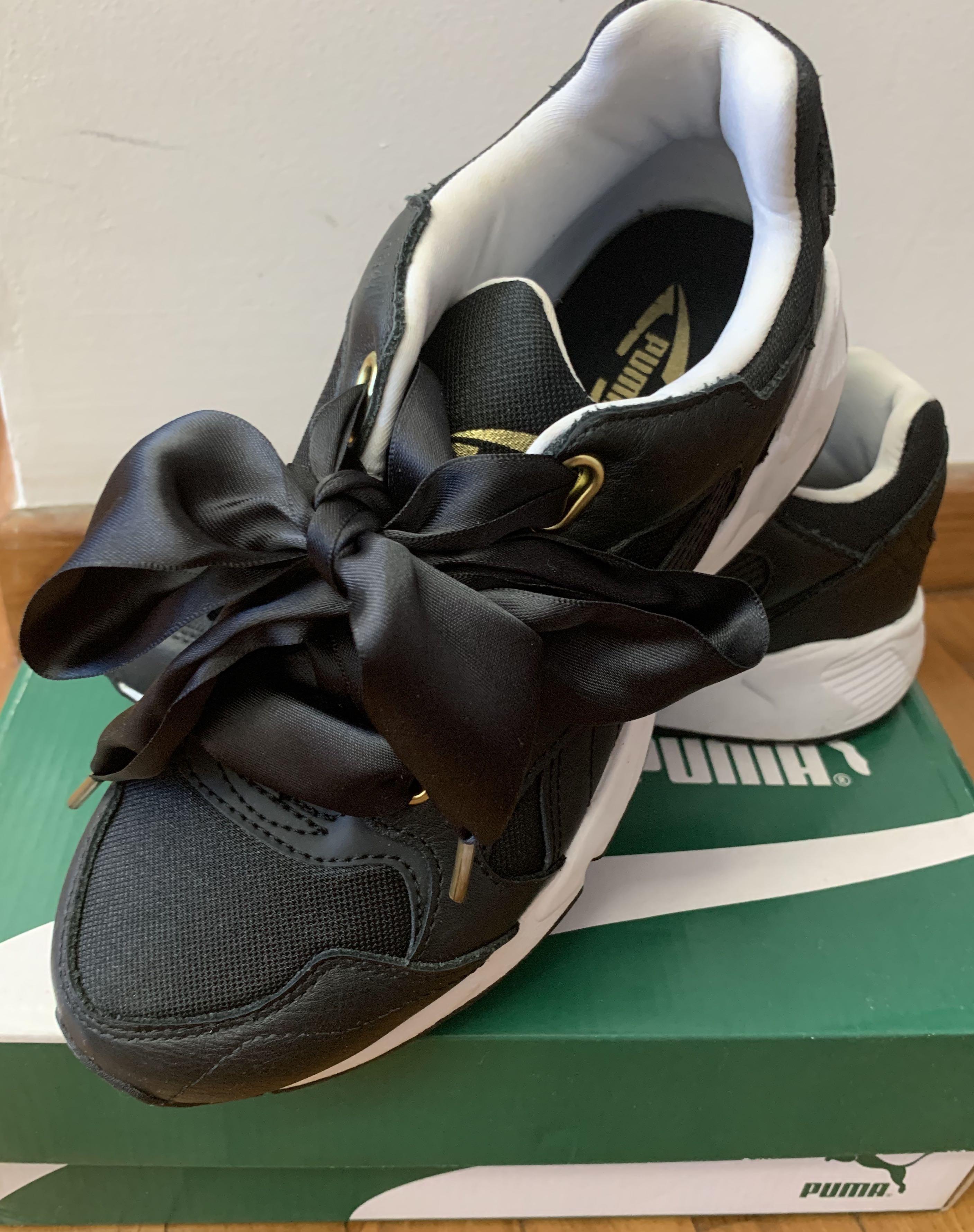 puma black rubber shoes