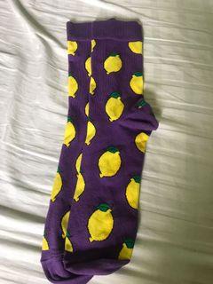 Purple Lemon Socks