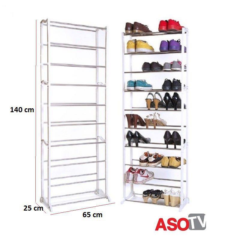 Rak kasut 10 tingkat (Murah), Home & Furniture, Others on Carousell