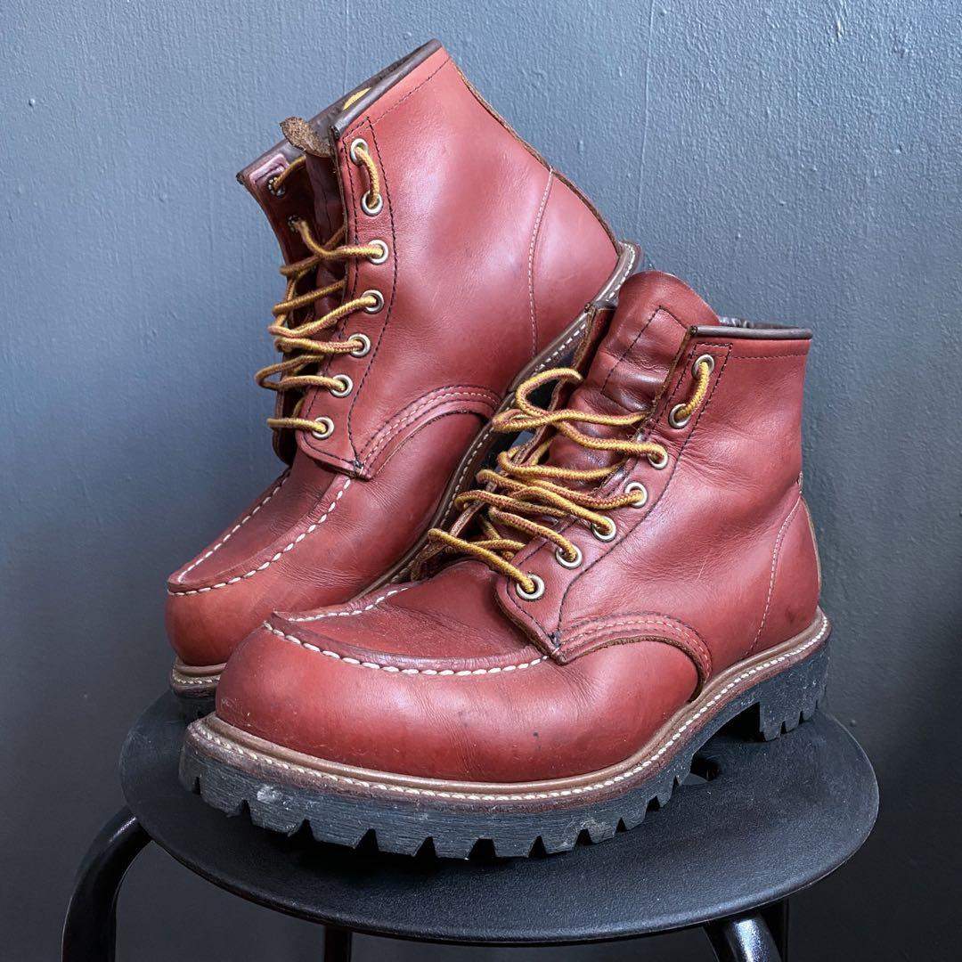 red wing moc toe steel toe boots