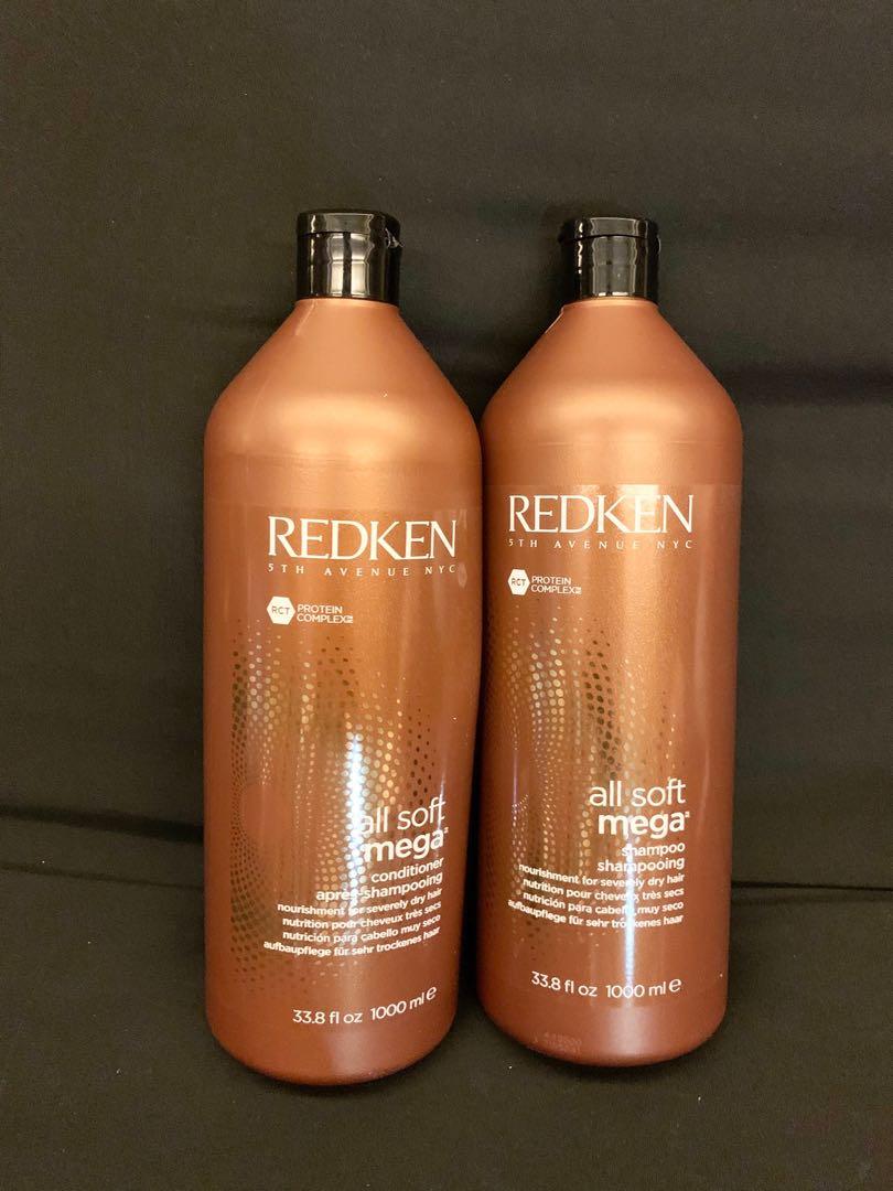 Redken All Soft Mega Shampoo And Conditioner Health Beauty Hair Care On Carousell