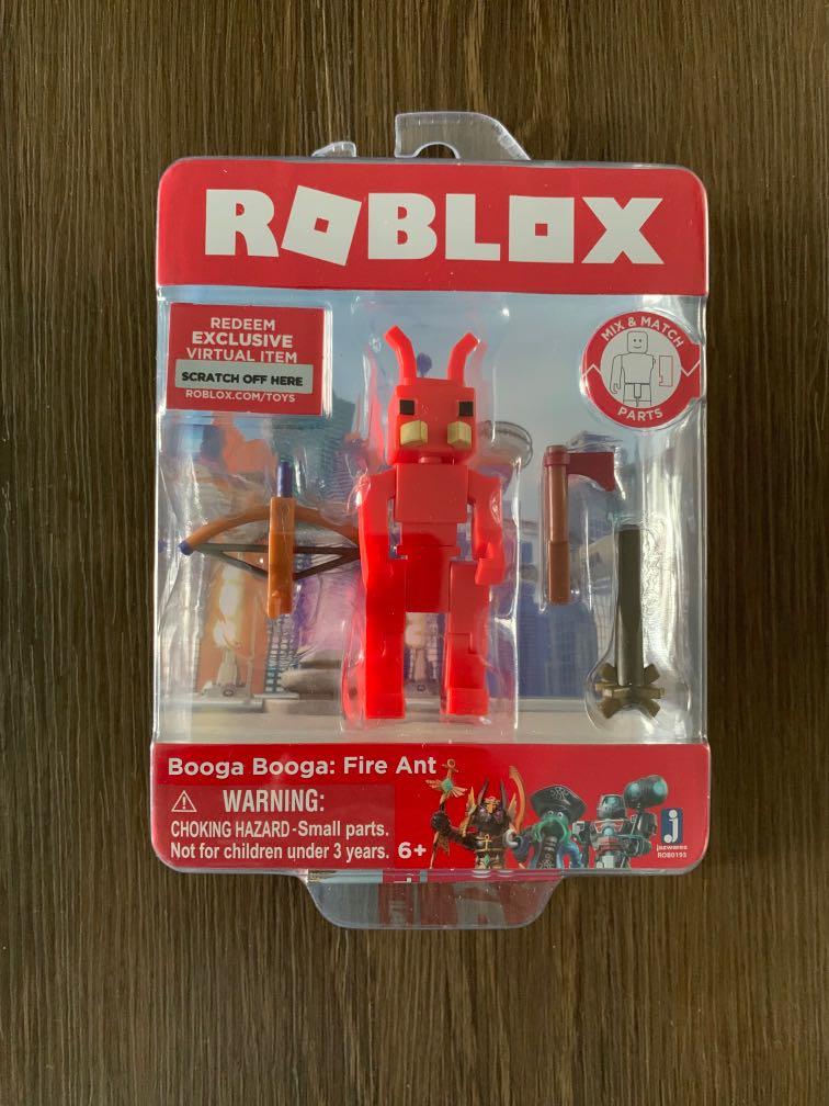 Roblox Booga Booga Fire Ant Toy Toys Games Bricks Figurines On Carousell - roblox booga booga ant head