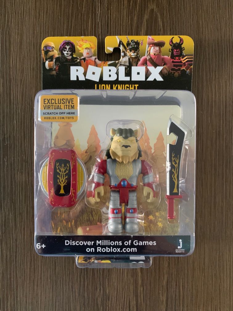 Roblox Lion Knight Toy Toys Games Bricks Figurines On Carousell - lion games roblox