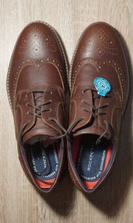 rockport dustyn waterproof wingtip brogues