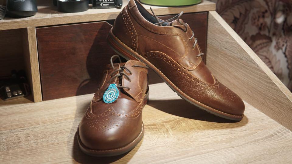 Rockport dustyn online waterproof wingtip brogues