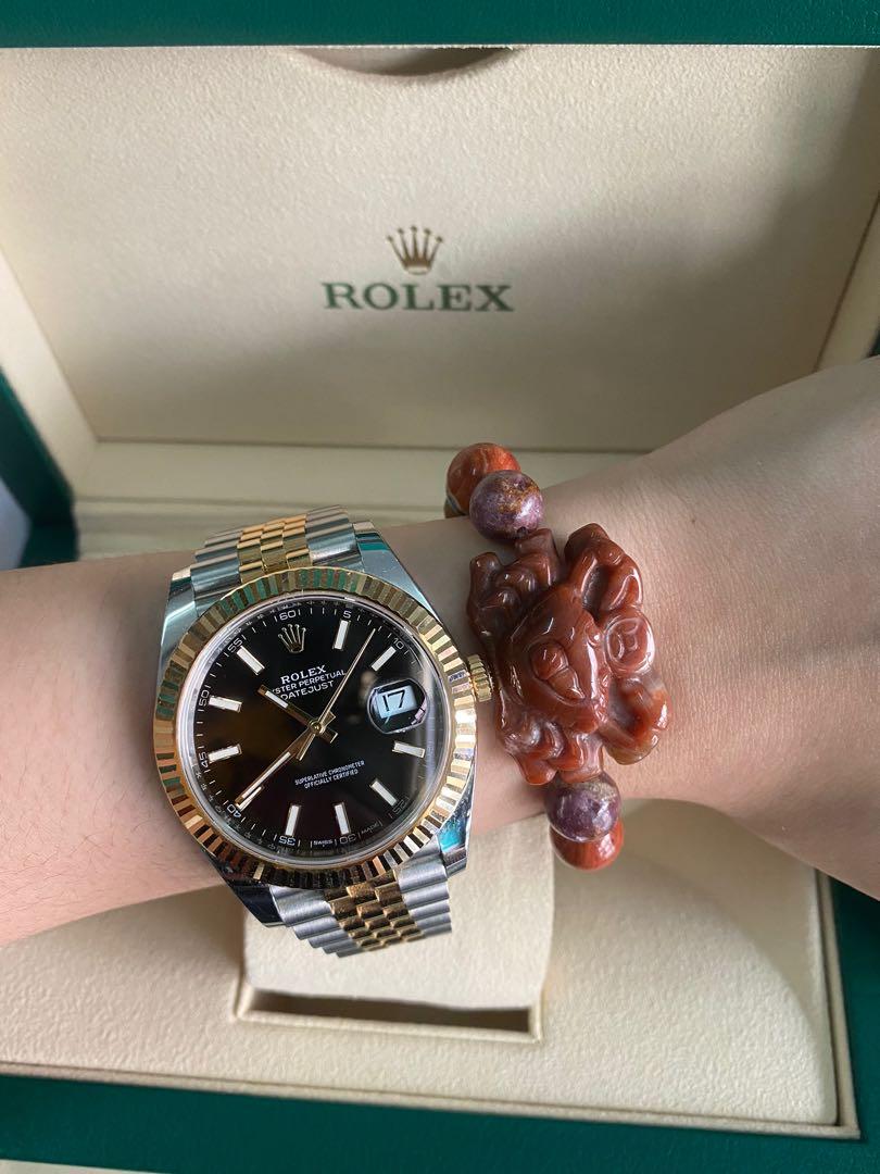 41mm two tone rolex