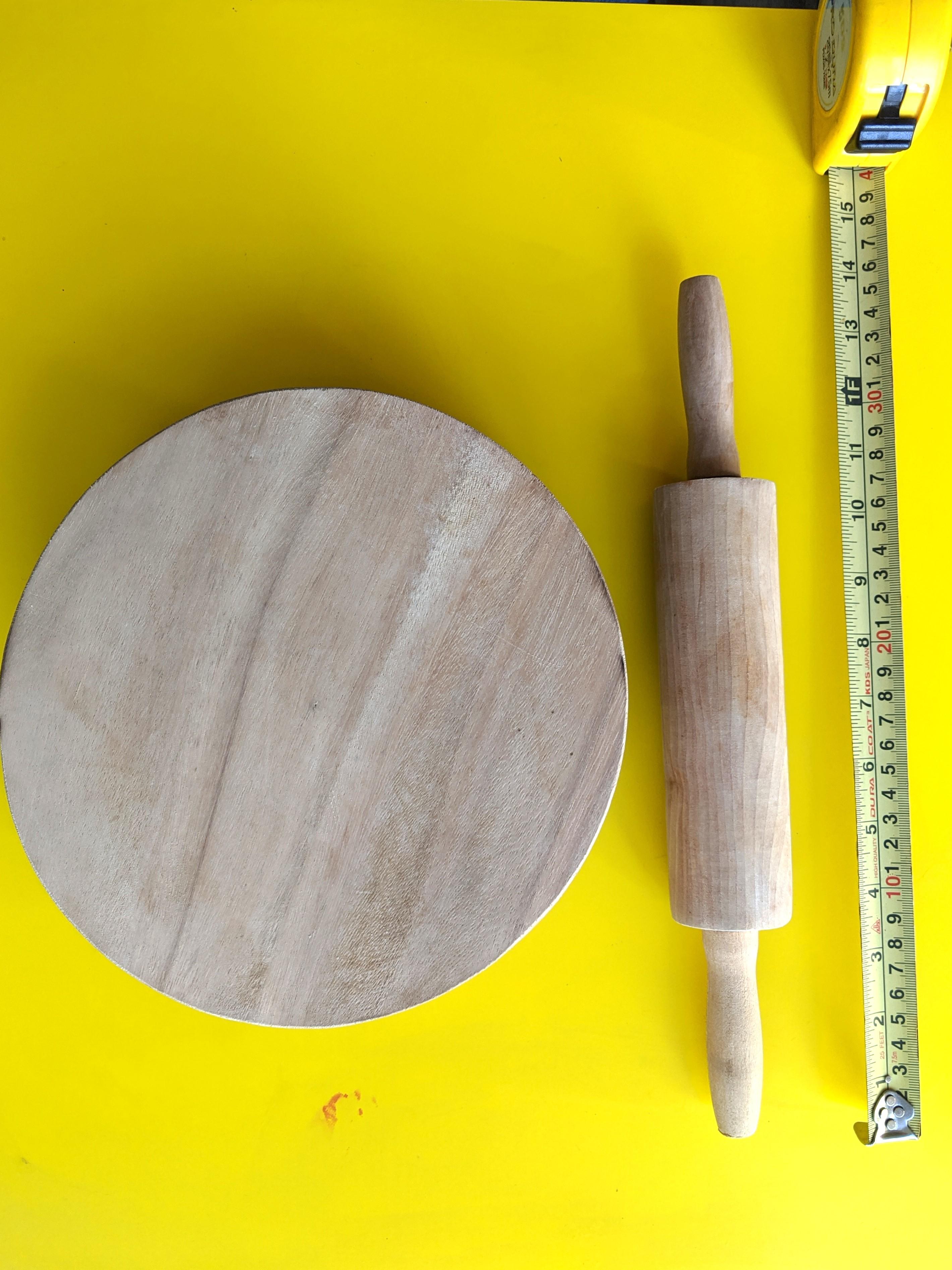 Rolling pin and board / chakla belan / chapati making set, Furniture