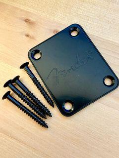 Satin Black Fender Neck Plate