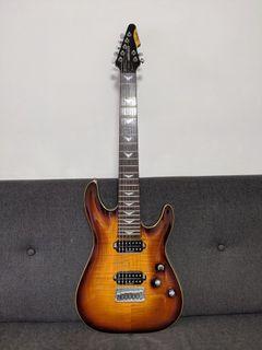 Schecter c-7 plus 7 string guitar