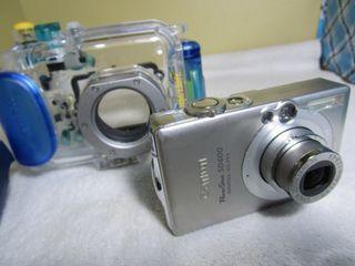 Scuba dive gear UW photography Digital Camera Canon PowerShot SD600 with Canon housing WP-DC4