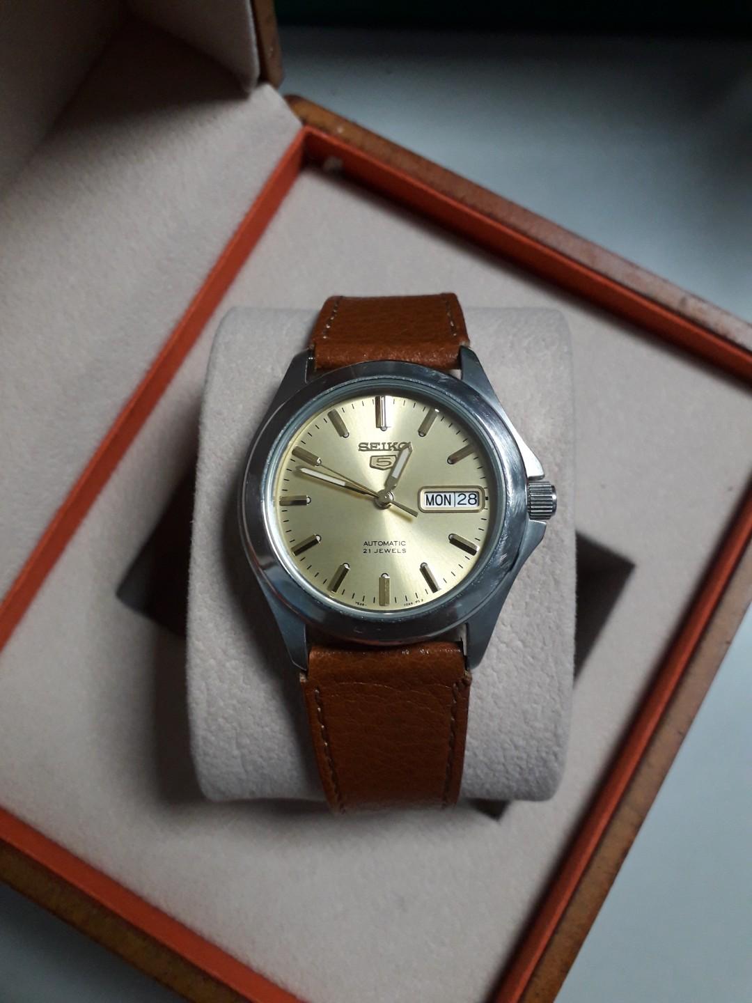Seiko 5 Snkk91 Dress Watch Men S Fashion Watches On Carousell