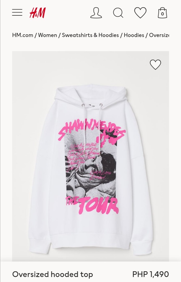 Shawn Mendes Limited Edition White Hoodie Men S Fashion Clothes Tops On Carousell