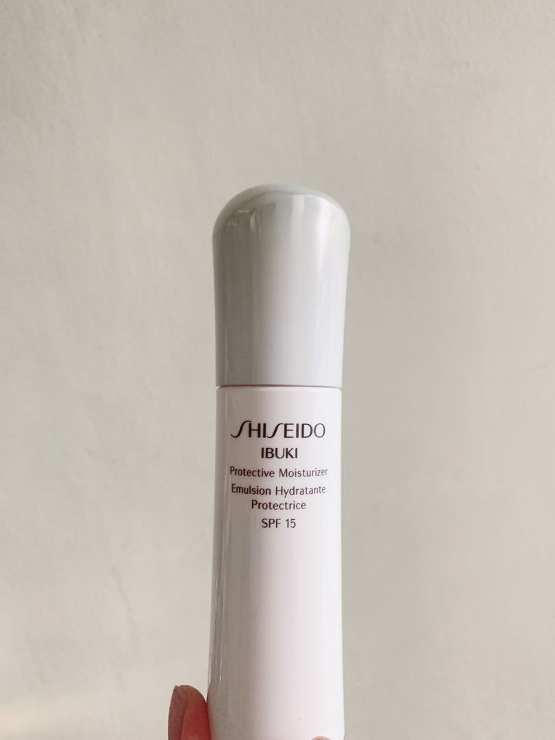 shiseido ibuki protective moisturizer emulsion hydratante protectrice spf 15