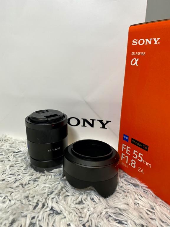 Slightly Used Sony Sel55f18z Sonnar T Fe 55mm F1 8 Za Photography Lenses On Carousell