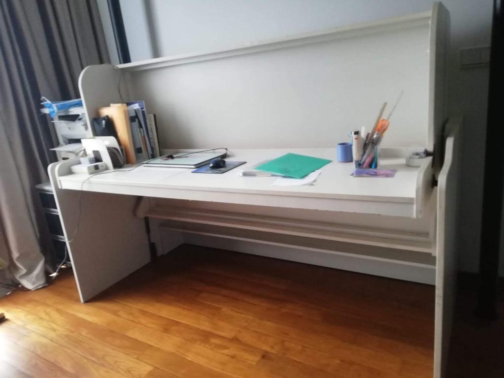 Smart Furniture 2 In 1 Convertible Study Table Bed Furniture Others On Carousell
