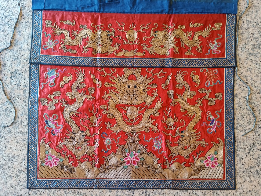 Straits chinese tokwi altar cloth, Vintage & Collectibles, Vintage ...