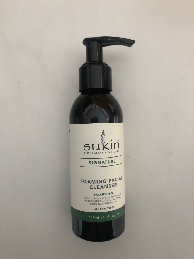 sukin face wash