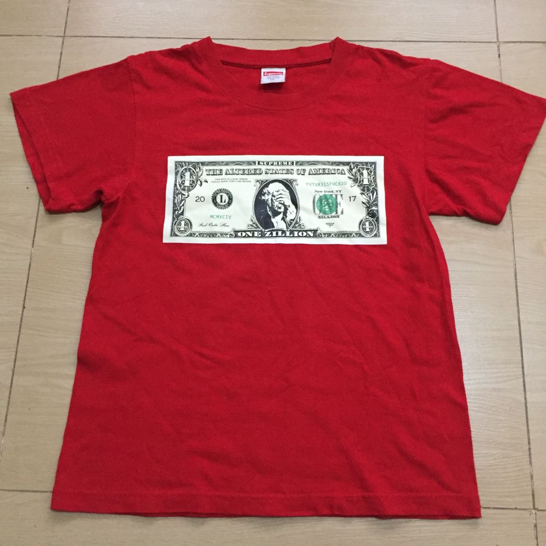 supreme zillion dollar tee